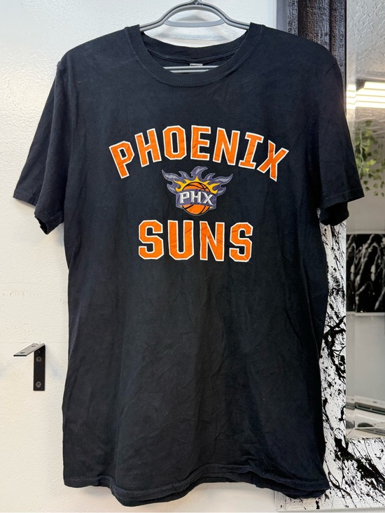 Gildan Other - Black Phoenix Suns NBA Short Sleeve Tee with Orange Lettering